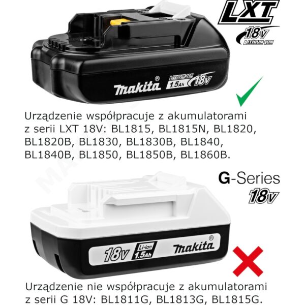 MAKITA Wiertarko-wkrętarka z udarem DHP453Z - obrazek 3